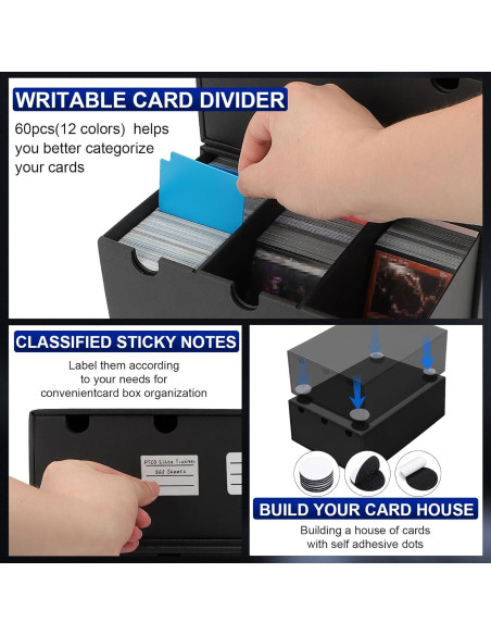 Caja de Almacenamiento de Cartas AOBOPLE para 15000 Cartas Caja de Almacenamiento de Cartas AOBOPLE para 15000 Cartas