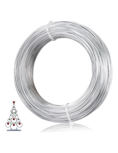 Alambre de aluminio 1mm TKYZMS 50m para manualidades y joyería