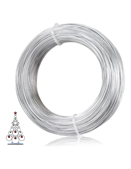 Alambre de aluminio 1mm TKYZMS 50m para manualidades y joyería