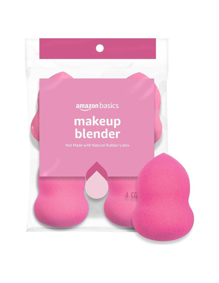 Esponjas de Maquillaje Amazon Basics 4-Pack Grande