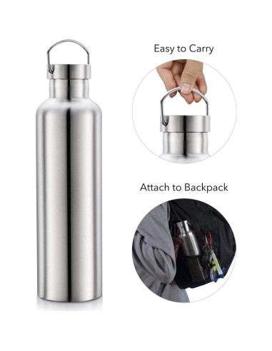 Botella de Agua Acero Inoxidable Gteller 350ml Doble Pared