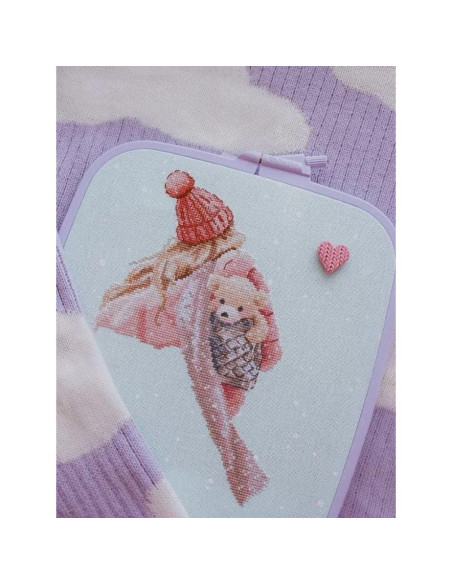 Aro de Bordado Rectangular Nurge Lila Pequeño 14.5x16.5cm Aro de Bordado Rectangular Nurge Lila Pequeño 14.5x16.5cm