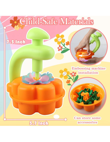 Kit de Manualidades DIY YUOIOYU - Ramo de Flores de Tela para Niños