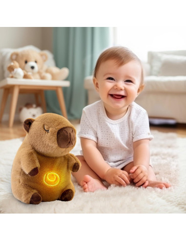 Capibara de Peluche NXNYNZ 31.75 cm con Respiración y Música