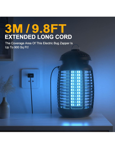 Asesino de Mosquitos Eléctrico VANELC 4200V Impermeable