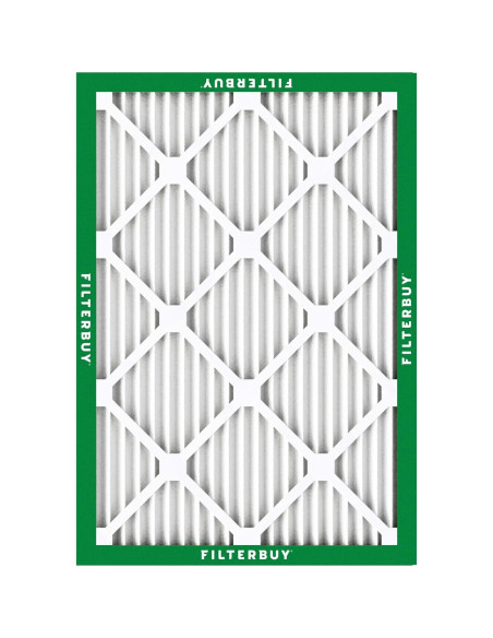 Filtro de aire Filterbuy 8x14x1 MERV 8 - Paquete de 4