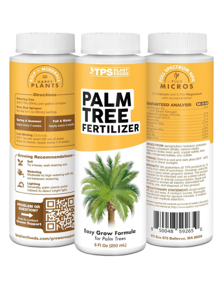Fertilizante Líquido para Palmas TPS Nutrients 250ml