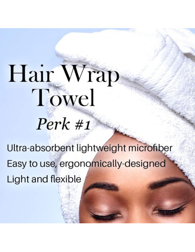 Toalla de Microfibra para Cabello L'ANGE HAIR Rosa 16.5x11.4cm