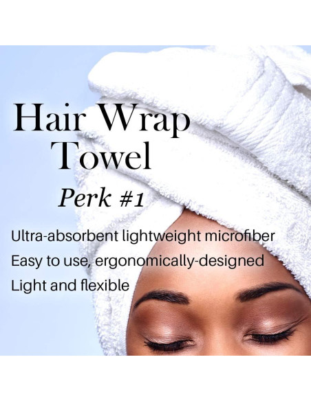 Toalla de Microfibra para Cabello L'ANGE HAIR Rosa 16.5x11.4cm