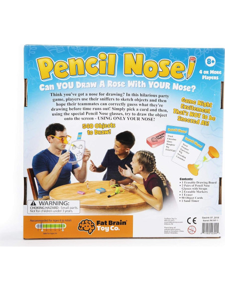 Juego de Mesa Fat Brain Toys Pencil Nose para Familias 8+