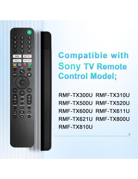 Control Remoto de Voz Seayoo RMF-TX520U para TV Sony Bravia Control Remoto de Voz Seayoo RMF-TX520U para TV Sony Bravia