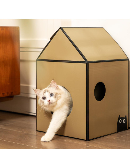 Casa Rascadora para Gatos Conlun Mediana 33x32x51cm