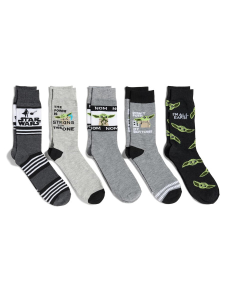 Calcetines Star Wars El Mandaloriano 5 Paquetes Hombres