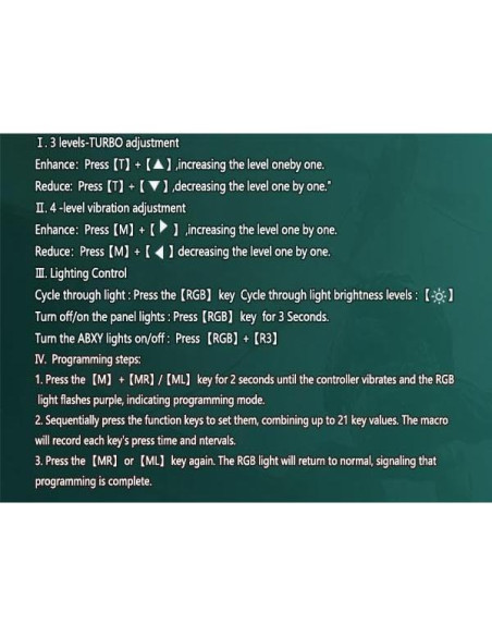 Controlador de Juego Móvil Inalámbrico para iPhone/Android - Negro