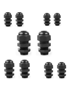 Prensaestopas EZFIT 10 Piezas Rosca Larga 3-13mm Impermeables