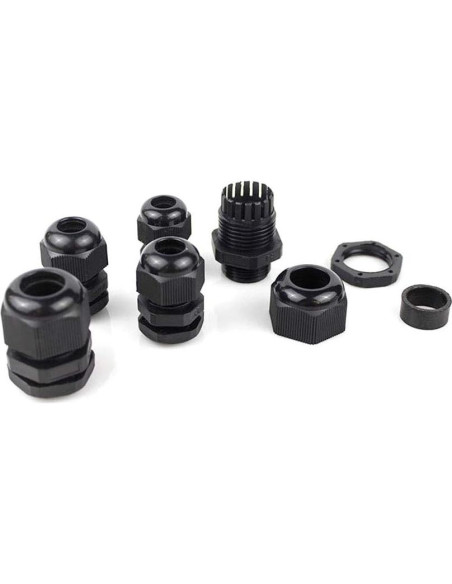 Prensaestopas EZFIT 10 Piezas Rosca Larga 3-13mm Impermeables