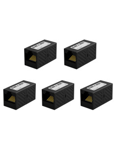 Conector Ethernet RJ45 Iwillink Hembra a Hembra Cat6 Cat5e Cat5 - Paquete de 5