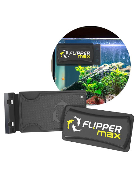 Limpiador Magnético de Acuario Flipper Max 17.8x8.9 cm