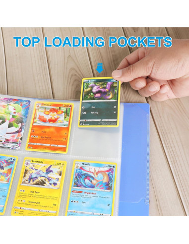 Fundas de Tarjetas ABLY 30 Páginas Doble Cara 540 Bolsillos