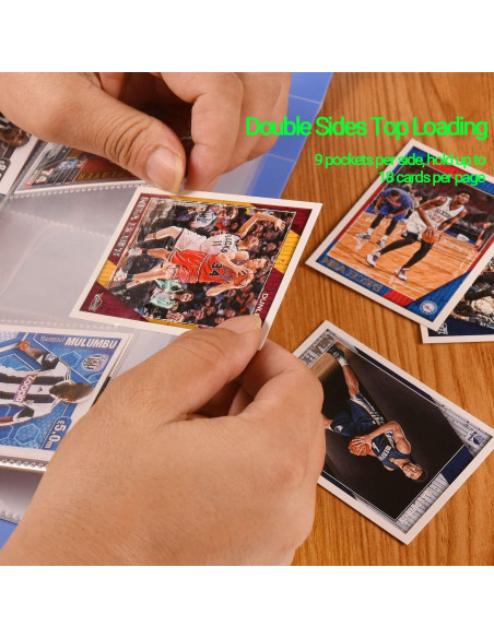 Fundas de Tarjetas ABLY 30 Páginas Doble Cara 540 Bolsillos