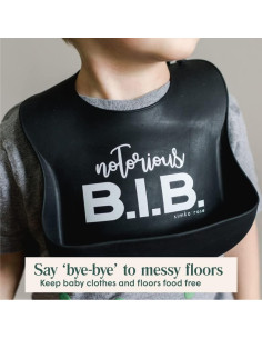 Babero de Silicona Simka Rose Ajustable con Recogedor - Bebé Unisex 2