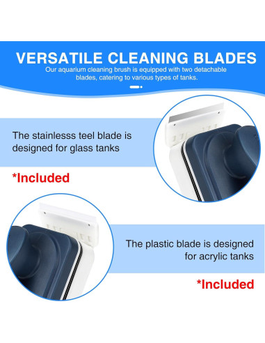 Limpiador Magnético Fishkeeper para Acuarios 0.32-0.5 cm