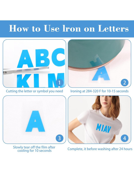 690 Piezas Letras de Planchar Huimdery 2 Pulgadas Azul 690 Piezas Letras de Planchar Huimdery 2 Pulgadas Azul