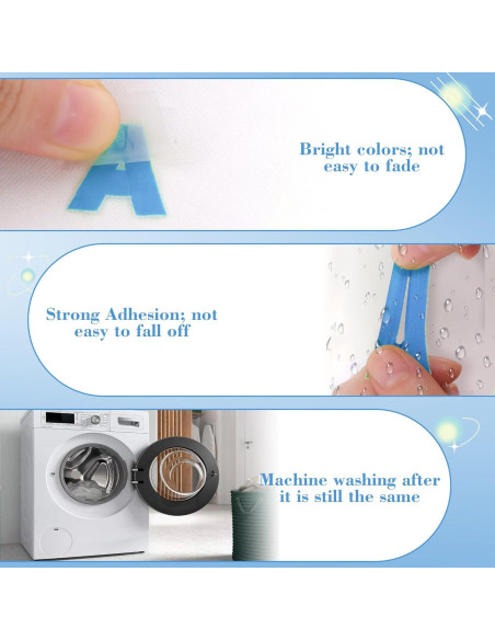 690 Piezas Letras de Planchar Huimdery 2 Pulgadas Azul 690 Piezas Letras de Planchar Huimdery 2 Pulgadas Azul