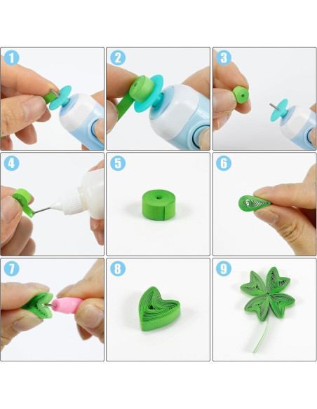 Herramienta Eléctrica de Quilling YURROAD 2 en 1 Azul Herramienta Eléctrica de Quilling YURROAD 2 en 1 Azul