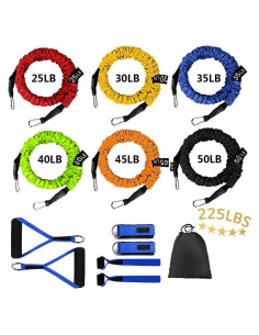 Banda de Resistencia Ajustable Sunsign - 6 Niveles, 102.06 kg