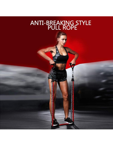 Banda de Resistencia Ajustable Sunsign - 6 Niveles, 102.06 kg