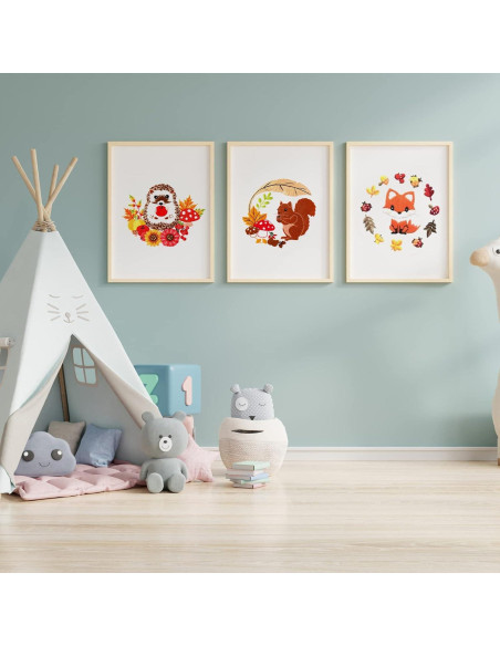 Kit de Bordado de Animales Otoñales Louise Maelys - 3 Piezas Kit de Bordado de Animales Otoñales Louise Maelys - 3 Piezas
