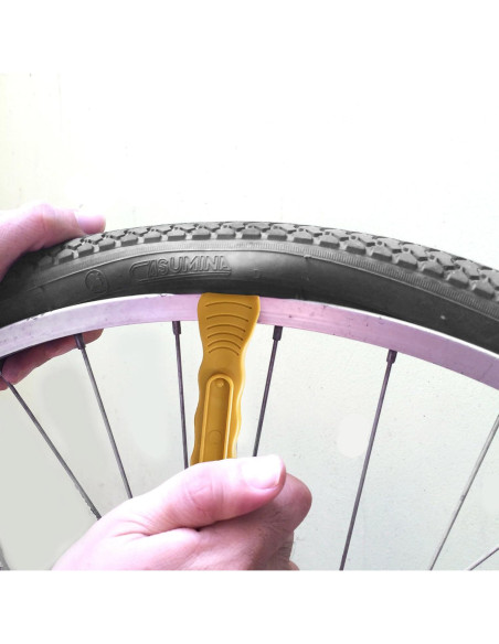 Palanca de Neumático FunFitness - Juego de 3 Herramientas Oro