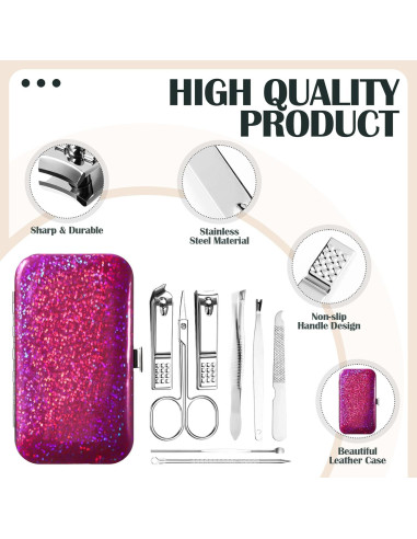 30 Juegos de Kit de Cuidado de Uñas Profesional Leriton 8 en 1
