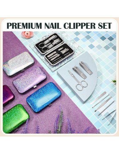 30 Juegos de Kit de Cuidado de Uñas Profesional Leriton 8 en 1