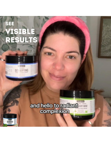 Mascarillas de barro del Mar Muerto ibodycare 2x8oz hidratantes