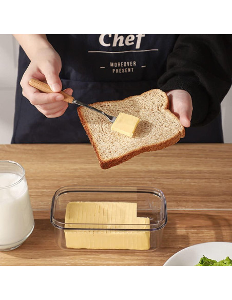 Cortador de Mantequilla UNIVIVO con Contenedor 200g Cortador de Mantequilla UNIVIVO con Contenedor 200g