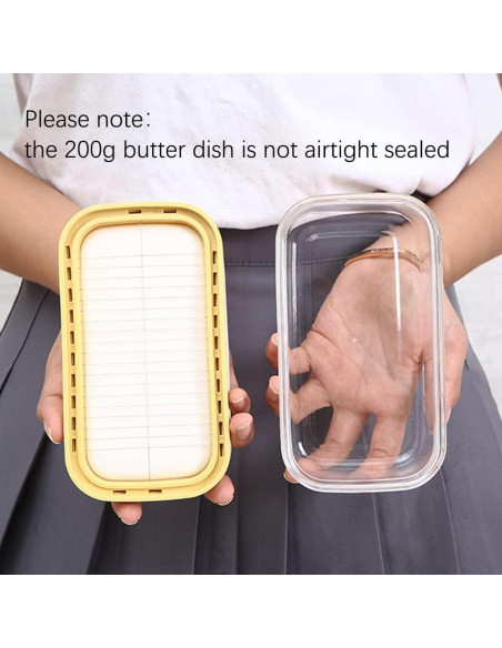 Cortador de Mantequilla UNIVIVO con Contenedor 200g Cortador de Mantequilla UNIVIVO con Contenedor 200g