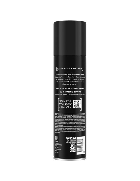Spray TRESemmé Extra Fijación 414 g - Control de Frizz 24H