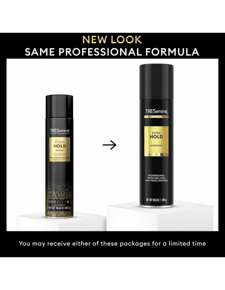 Spray TRESemmé Extra Fijación 414 g - Control de Frizz 24H