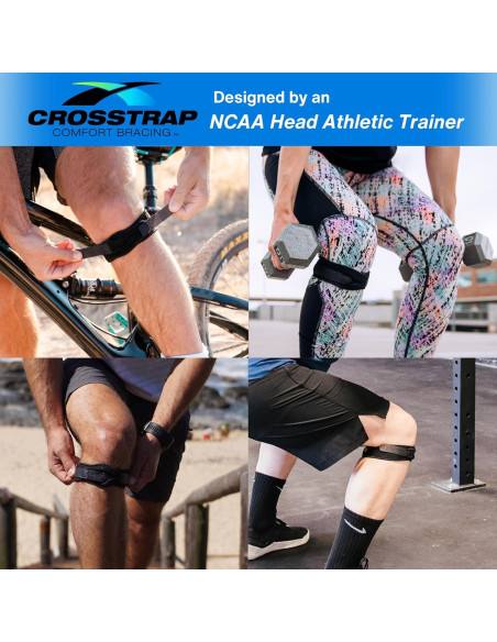 Correa de Rodilla Patelar MDUB - Faja Estabilizadora Negra