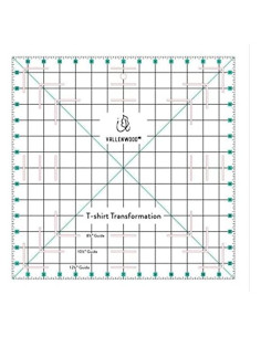 Regla de Alineación Vallenwood 14x14 cm para Camisetas