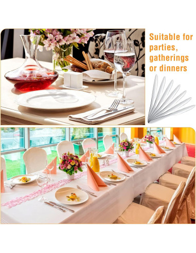 Juego de 100 Cuchillos de Cena Nuenen 21 cm Acero Inoxidable