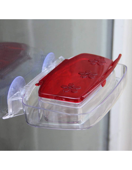 Alimentador de Colibríes Juegoal para Ventana 227g 3 Puertos