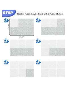 Hojas Autoadhesivas para Rompecabezas WISHDIAM - 18 PCS 2