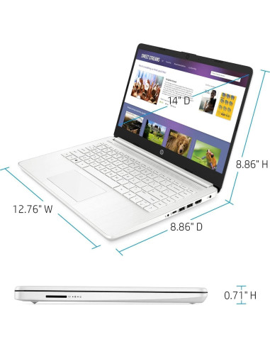 Laptop HP 14 Slim - Edición Limitada Regreso a Clases - 16GB RAM - 1600GB Almacenamiento - Windows 11