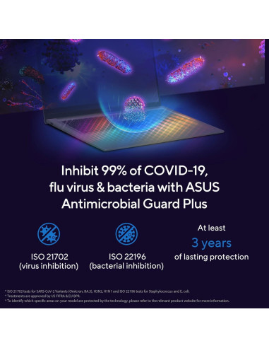 Laptop ASUS Vivobook 17.3" FHD, Intel i3, 36GB RAM, 1TB SSD, Azul