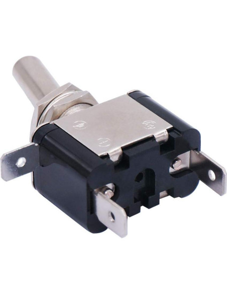 Interruptor de Palanca Iluminado Twidec 12V 20A Azul 3Pcs