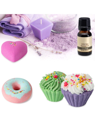 Set de 10 Bombas de Baño Naturales Comfso - Aromas Variados