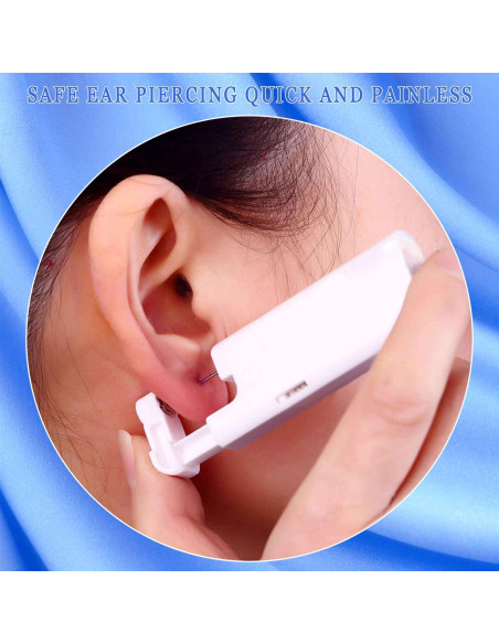 Kit de Perforación de Orejas KAIQIKAIXI 18 Piezas Dorado 3mm